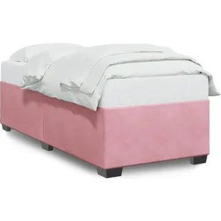 vidaXL Bettgestell Rosa 200x200 cm Samt - Rosa