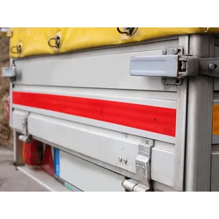 LAS Reflektorband 55mm rot selbstklebend 2 m