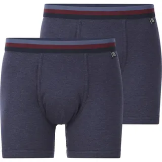 Retro Pants BABISTA "2er Pack Thermowäsche Unterhosen KELMOR", Herren, Gr. XXL, blau, Obermaterial: 75% Baumwolle CO. 25% Polyester COOLMAX PES(Coolmax)., Unterhosen Retro Pants