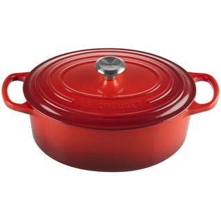 Le Creuset Signature Bräter 27 cm oval kirschrot