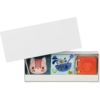 Lilliputiens Jeanne 3er-set Sensorik-bücher - Multicolor - One Size