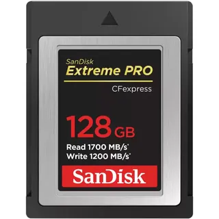 SanDisk Extreme Pro 128gb Speicherkarte, - Black