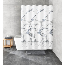 Bild Duschvorhang Polyester, anthrazit, 180 x 200 cm