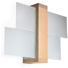 Bild NEU Naturholz für Wohnzimmer und Vorzimmer Glas Holz