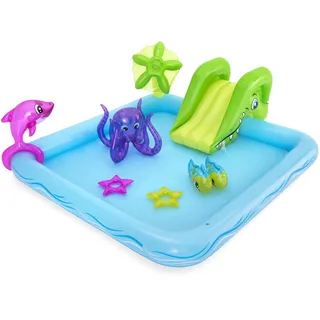 Bestway Wasserspielcenter, Aquarium, 239 x 206 x 86 cm Mehrfarbig 2.1 2.50 m