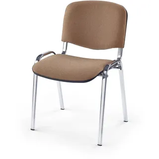 Halmar Konferenzstuhl ISO C - Beige (C4) / Chrom - Beige