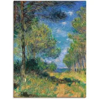 Artland Leinwandbild »Nadelbäume in Varengeville. 1882« Wiesen & Bäume 1 Stk. tlg. als Leinwandbild, Wandaufkleber in verschied. Größen, grün