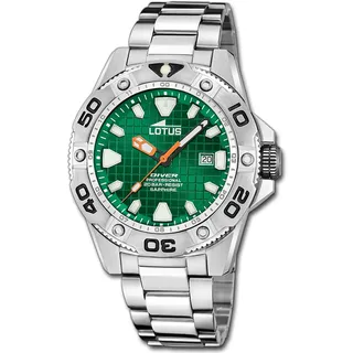Lotus Herrenuhr Edelstahl silber {Lotus Classic} Armbanduhr UL18929/C