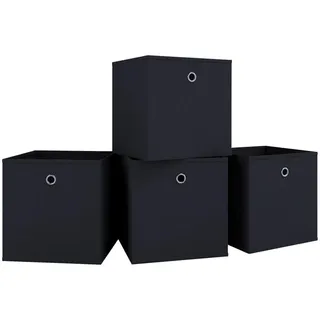 VCM Faltbox 27 x 28 x 27 cm 27-tlg. schwarz