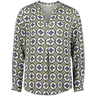 Cartoon Klassische Bluse Blau/Grün 36