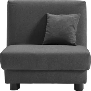 Ell + Ell Schlafsofa »Enny« Liegefläche Breite 80 cm, Liegehöhe 45 cm, Füße schwarz, Rückenlehne
