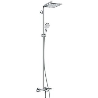 Hansgrohe Crometta E Showerpipe 240 1jet mit Wannenthermostat chrom 27298000