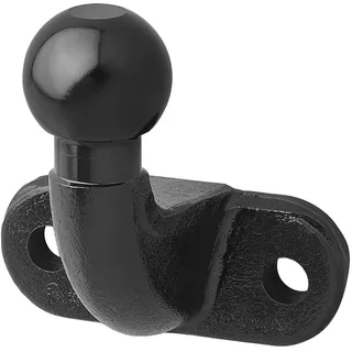 PRO PLUS ProPlus 341210 Anhängerkupplungskugel Kugelkopf Ø50mm rechtwinklig schwarz 2-Loch Universal