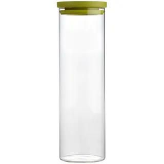 Homeware Profession. Vorratsdose , Grün , Glas , 2 l , rund , 31 cm , Lfgb , lebensmittelecht , Küchenzubehör, Vorratsbehälter, Vorratsdosen