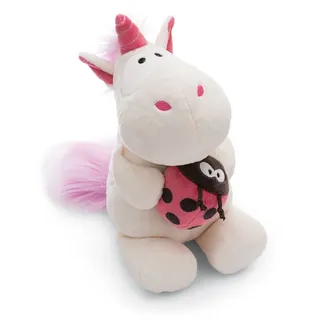 NICI Einhorn Theodor mit Marienkäfer 25 cm schlenkernd - Rosa