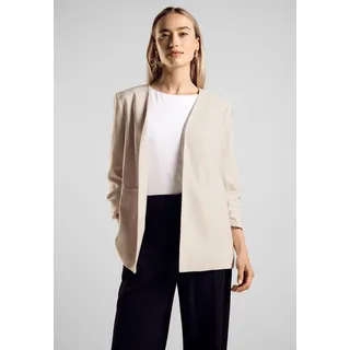 STREET ONE Damen Blazer, Smooth sand beige 44