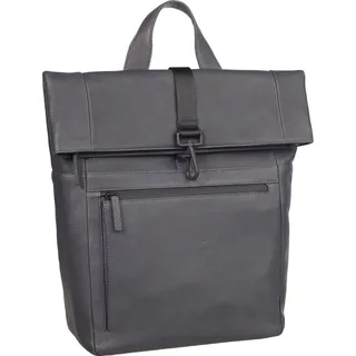 LEONHARD HEYDEN Den Haag Rucksack Leder 40 cm Laptopfach Grau