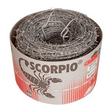 Stacheldraht Crapal Scorpio hochwertig verzinkter Stacheldraht 250 m