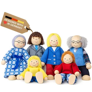 GoKi Biegepuppen City Familie (SO218)