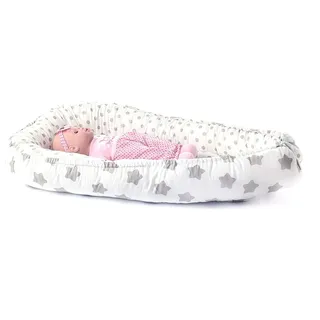 Multifunktionale Kuschelnest Babynest Kokon für Babys und Säuglinge, Nestchen, Reisebett, 100% Baumwolle, antiallergisch