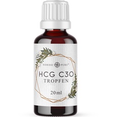 HCG Tropfen für Stoffwechselkur (hCG Diät) in Potenz C30 | 100% hormonfrei | Höchste Qualität