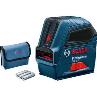 Bosch Kreuzlinienlaser GLL 2-10 selbstnivellierend, Reichweite: 10,0 m, IP54