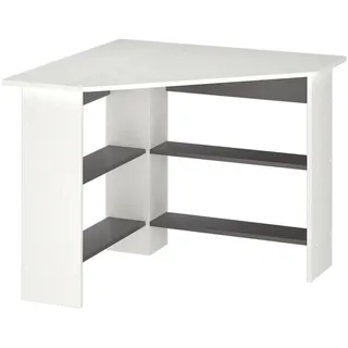 Vicco Eckschreibtisch Arion Weiß / Kiefer