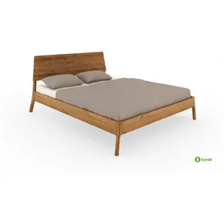 byoak Massivholzbett Paul 1 160 x 200 Wildeiche , Holz , Kerneiche , 160x200 cm , Schlafzimmer, Betten