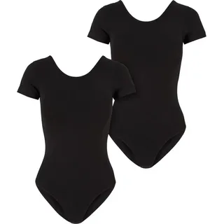 URBAN CLASSICS Organic Stretch Jersey Kurzärmeliger Body 2 Einheiten - Black - 4XL