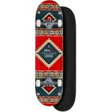 Bild von Skateboard »Playlife Tribal Sioux«, bunt
