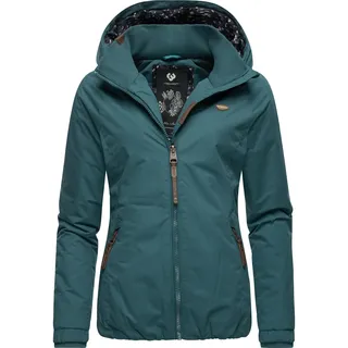 Winterjacke RAGWEAR "Winterjacke Dizzie Winter", Damen, Gr. S, grün (dunkelgrün22), Obermaterial: 100% Polyester PES.  Obermaterial: Futter: 100% Polyester PES. 100% Polyester PES., Jacken Winterjacke