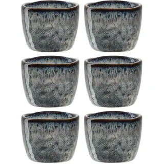 LEONARDO Matera Eierbecher grau anthrazit, B:5cm H:4cm Ø:5cm, Keramik, Eierbecher, Keramik