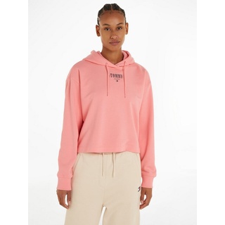 Tommy Jeans Damen Hoodie Tjw Rlx Essential Logo Hoodie mit Kapuze, Rosa (Tickled Pink), L