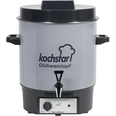 kochstar 99104535 WarmMaster A 1/2" multifunktional elektrisch Topf, emailliert, 27 liters