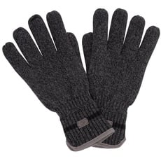 camel active Herren 408520/8g52 Knitted Gloves, Asphalt, L