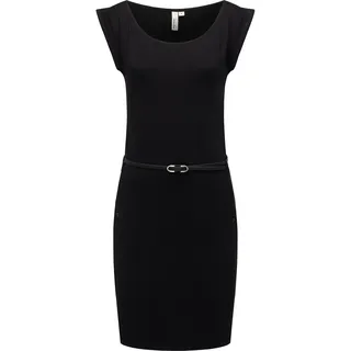 Sommerkleid RAGWEAR "Sommerkleid Tagg", Damen, Gr. XL, N-Gr, schwarz, Obermaterial: 95% Viskose CV. 5% Elasthan EL., Kleider Sommerkleid