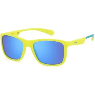 Sonnenbrillen POLAROID Kinder PLD 8053/S 05B MATTE YELLOW AZURE 49/16/130 JUNIOR