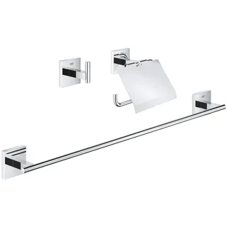 GROHE Start Cube - Bad- Set 3-in-1 (verdeckte Befestigung, Material: Metall, langlebig), chrom, 41124000