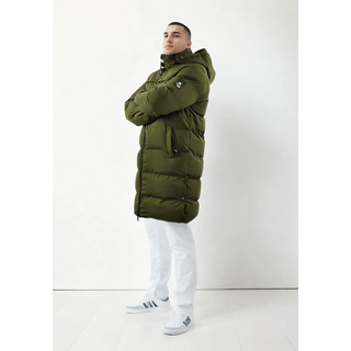 Winterjacke ARCTIC SEVEN "Arctic Seven Herren Winter Parka gesteppt AS424", Herren, Gr. L, grün (schwarz olive), Obermaterial: 100% Polyester PES., Jacken Winterjacke