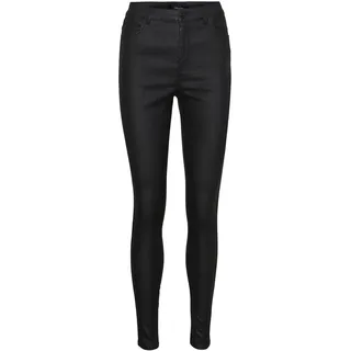 VERO MODA Damen Hose 10292353 Black-Coated S-30