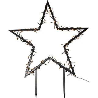 EGLO LED Dekoration mit Erdspieß Spiky Metall 0,00 m warmweiß 1 Stück schwarz
