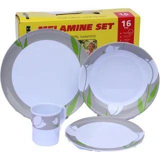 Brunner All Inclusive Teller aus Melamin Tulip 16-tlg.