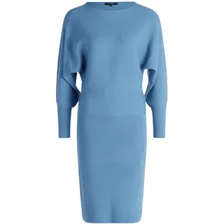 Strickkleid ZERO "Strickkleid mit U-Boot Ausschnitt", Damen, Gr. 44, EURO, rot (spring lake), Obermaterial: 50% Viskose CV. 27% Polyamid PA. 23% Polyester PES., Kleider Strickkleid