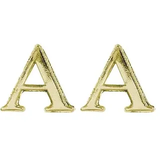 Rayher - Wachsmotiv: Alpha + Omega, 25 mm, SB-Btl. 2 Teile, Gold (Packung mit 2)