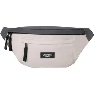LARKSON Bauchtasche Damen & Herren Beige - Ole | Hüfttasche für Sport Outdoor Stadt, Gürteltasche Stylisch für Festival, Crossbody Bag mit Gurt, Wasserabweisend