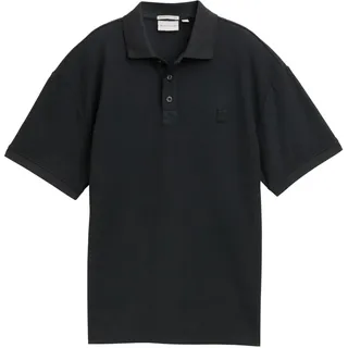 TOM TAILOR Kleid mit Raffungen, Black Zig zag Design, 42