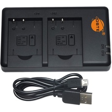 DSTE Fast Charging USB Dual Batterie Ladegerät Compatible für Sony NP-BN1,Cyber-Shot DSC-QX10, DSC-QX100, DSC-T99, DSC-T110, DSC-TF1, DSC-TX5, DSC-TX7, DSC-TX9, DSC-TX10, DSC-TX20, DSC-TX30