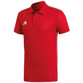 adidas Core 18 Climalite Polo Shirt power red/white S