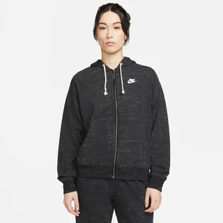 Nike Sportswear Gym Vintage Kapuzenjacke Damen Black/White S