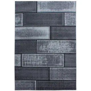 Ayyildiz Plus 8007 Webteppich 200 x 290 cm Grau/Schwarz